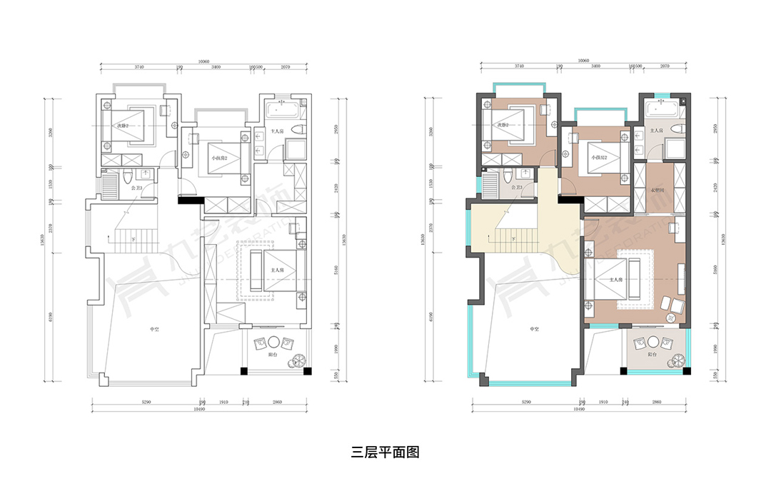 三层户型图