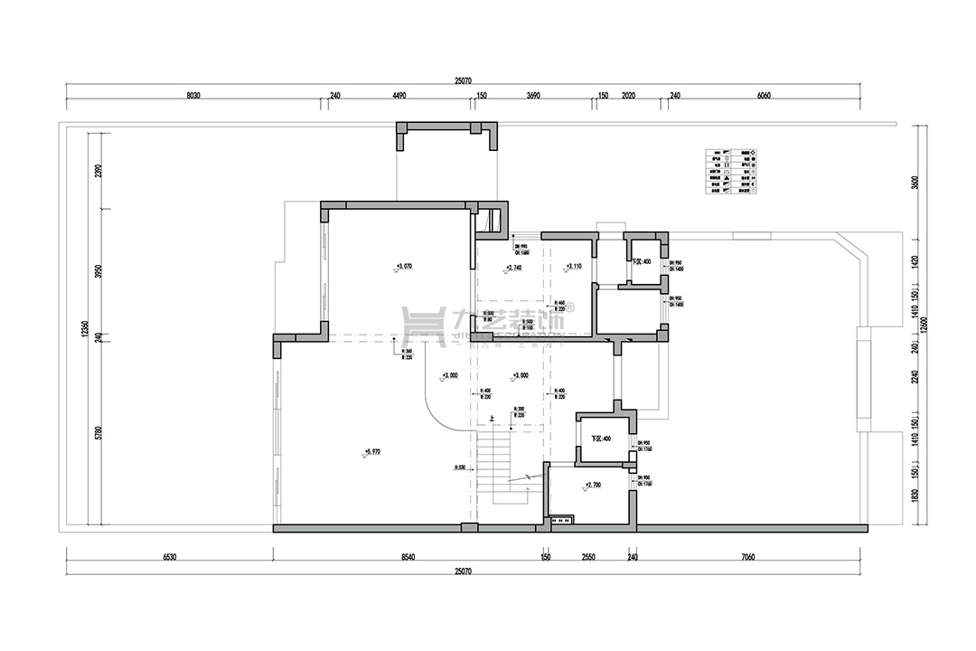 一层原建平面图