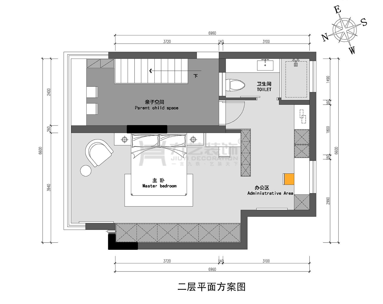 二层平面方案图