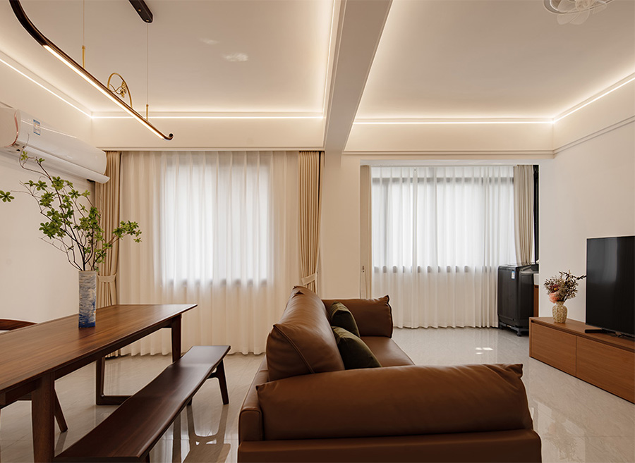 木色暖居・向光而居｜现代简约住宅设计