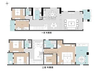 金碧御水山庄-279㎡美式复古别墅